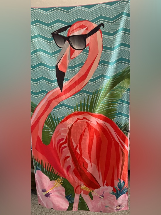waci Other - WACI Pink Flamingo lightweight absorbant beach pool towel